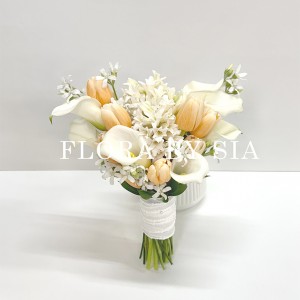 W 381 - 피치 튤립 카라 믹스